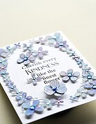 Flower Field Tall Curve Border - Craft Die