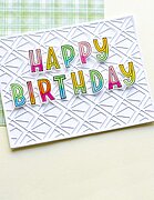 Marzipan Alphabet Outline and Background - Clear Stamp Set