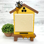 Bee Hive Hut - Unfinished Wood Display Frame