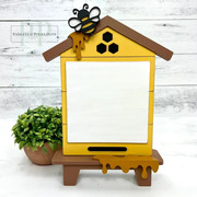 Bee Hive Hut - Unfinished Wood Display Frame