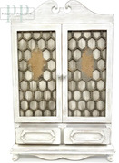 Country Cabinet - Unfinished Wood Display Frame