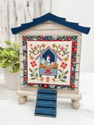 Cornflower Cottage - Embroidery Display Frame