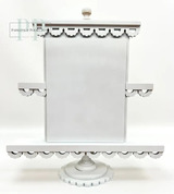 Faux Tiered Tray - Unfinished Wood Display Frame