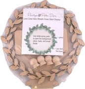 Love Lives Here Wreath - Unfinished Wood Display Frame