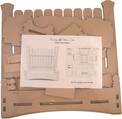 Picket Perch - Unfinished Wood Display Frame