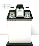 Wood City - Victorian House - Unfinished Display Frame