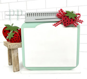 Wide Mason Jar - Unfinished Wood Display Frame