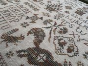 Sassy Squirrel Sampler - Cross Stitch Pattern, different perspective #1. Select this picture to zoom in