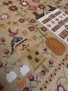 Enchanted Autumn Sampler - Cross Stitch Pattern, different perspective #1. Select this picture to zoom in