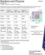 Borders and Frames - Quilt Pattern