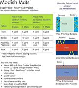 Modish Mats - Sewing Pattern