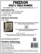 Freedom - Patriotic Quilt Pattern