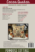 Cocoa Quaker - Christmas Cross Stitch Pattern