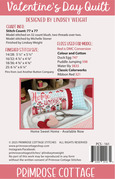 Valentine's Day Quilt - Cross Stitch Pattern