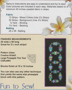 Starlight Table Runner - Quilt Pattern