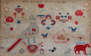 Red Bull & Odd Bird - Cross Stitch Pattern