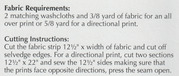 Kitchen Scarf - Quilt Pattern
