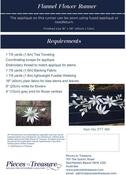 Flannel Flower Runner - Quilt Pattern