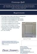 Crossways Quilt - Quilt Pattern
