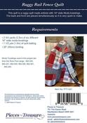 Raggy Rail Fence - Quilt Pattern