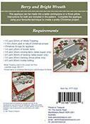 Berry and Bright Wreath - Quilt Pattern