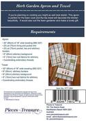 Herb Garden Apron and Tea Towel G - Quilt Pattern