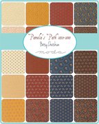 Pamelias Path Buds Indigo - Quilt Fabric