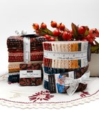 Pamelias Path Buds Indigo - Quilt Fabric
