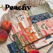 Peachy Peaches Eggshell - Quilt Fabric