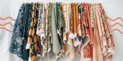 Peachy Peaches Eggshell - Quilt Fabric