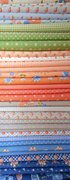 Peachy Keen Grey - Peaches Novelty Peaches - Quilt Fabric