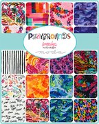 Playgrounds Abstract - Pink - Quilt Fabric