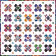 Playgrounds Abstract - Pink - Quilt Fabric