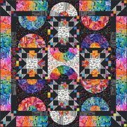 Playgrounds Abstract - Pink - Quilt Fabric