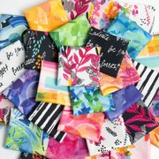 Playgrounds Abstract - Pink - Quilt Fabric