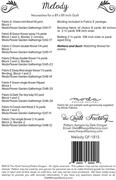 Melody - Quilt Pattern