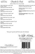 Check It Out - Quilt Pattern