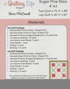 Sugar Pine Stars - Quilt Pattern