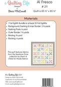Al Fresco - Quilt Pattern
