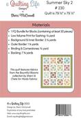 Summer Sky 2- Quilt Pattern, different perspective #1. Select this picture to zoom in