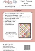 I Heart Flowers - Quilt Pattern