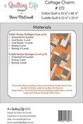 Cottage Charm - Quilt Pattern, different perspective #1. Select this picture to zoom in