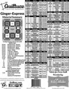 Ginger Express - Quilt Pattern