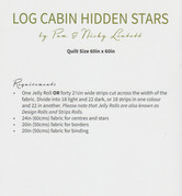 Log Cabin Hidden Stars - Quilt Pattern