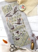 Wild Goose Chase - Cross Stitch Pattern, different perspective #2. Select this picture to zoom in