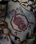 The Night Prowler - Cross Stitch Pattern, different perspective #1. Select this picture to zoom in