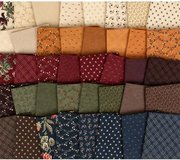 Quail Run Triangle Grass - Quilt Fabric