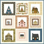 Quaint Cottage Cloud - Lace Damask Blender - Quilt Fabric