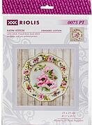 Pink Poppies - Pre-Printed Cross Stitch Kit