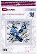 Winter Blue Jays - Cross Stitch Kit